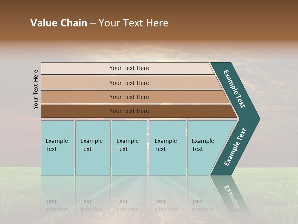 Path Field Forest PowerPoint Template