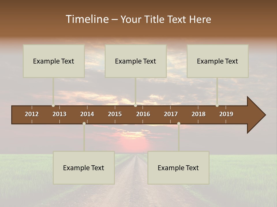 Path Field Forest PowerPoint Template