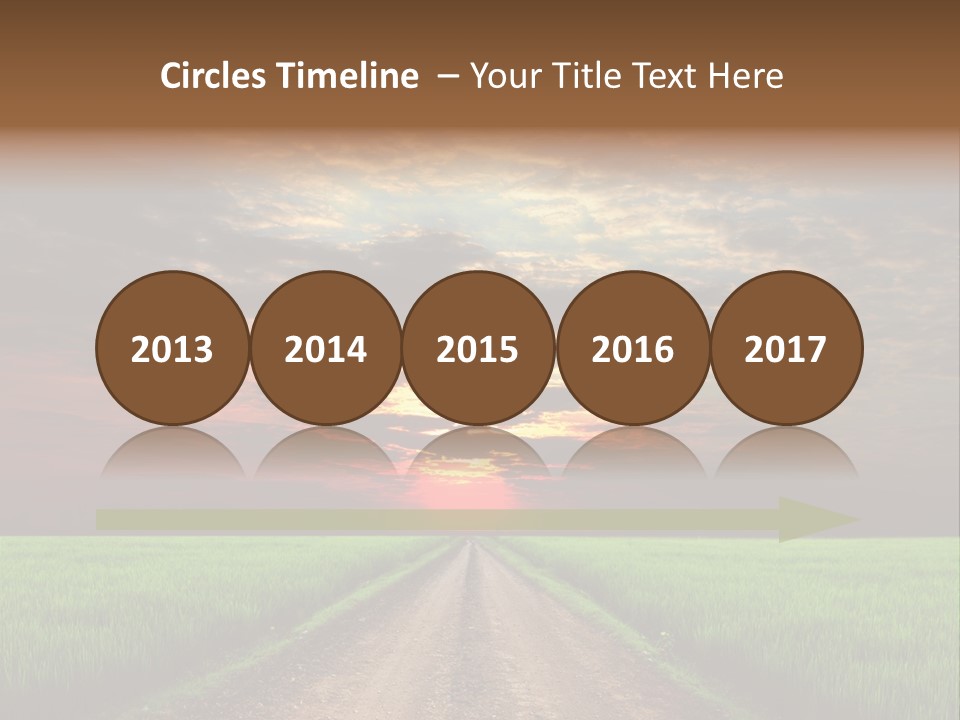 Path Field Forest PowerPoint Template