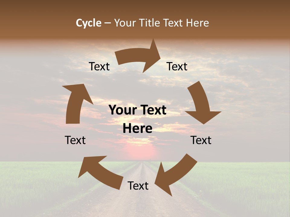 Path Field Forest PowerPoint Template