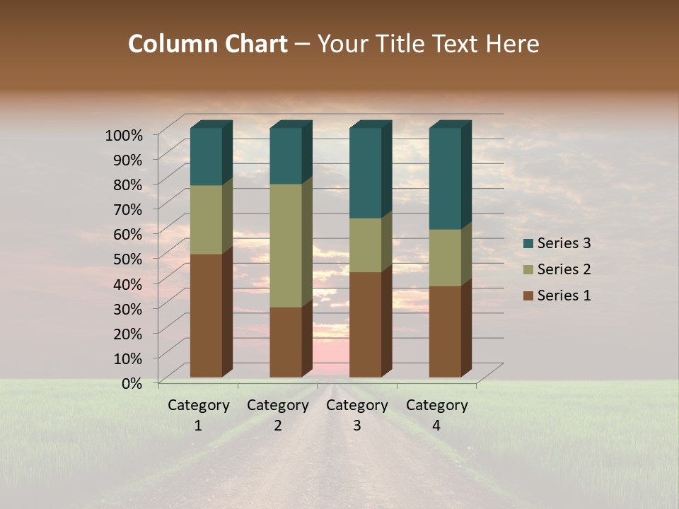 Path Field Forest PowerPoint Template