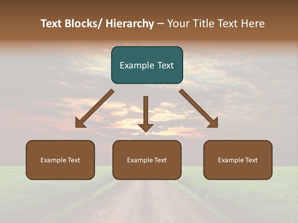 Path Field Forest PowerPoint Template