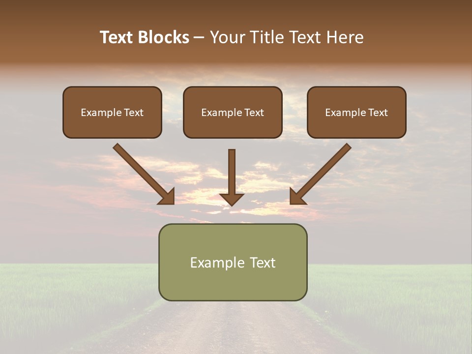 Path Field Forest PowerPoint Template