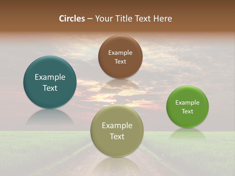 Path Field Forest PowerPoint Template