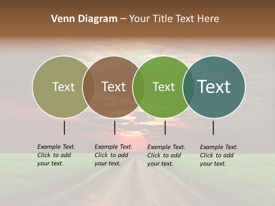Path Field Forest PowerPoint Template