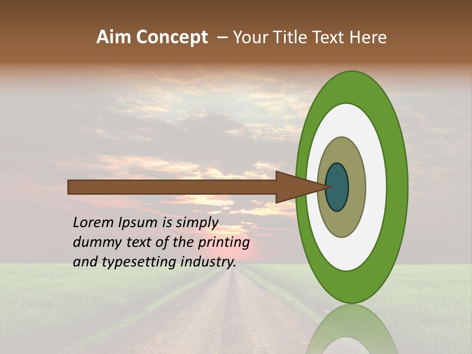 Path Field Forest PowerPoint Template