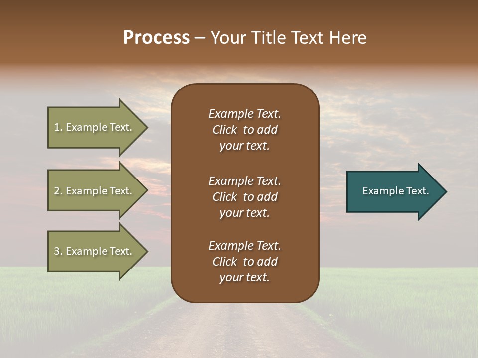 Path Field Forest PowerPoint Template