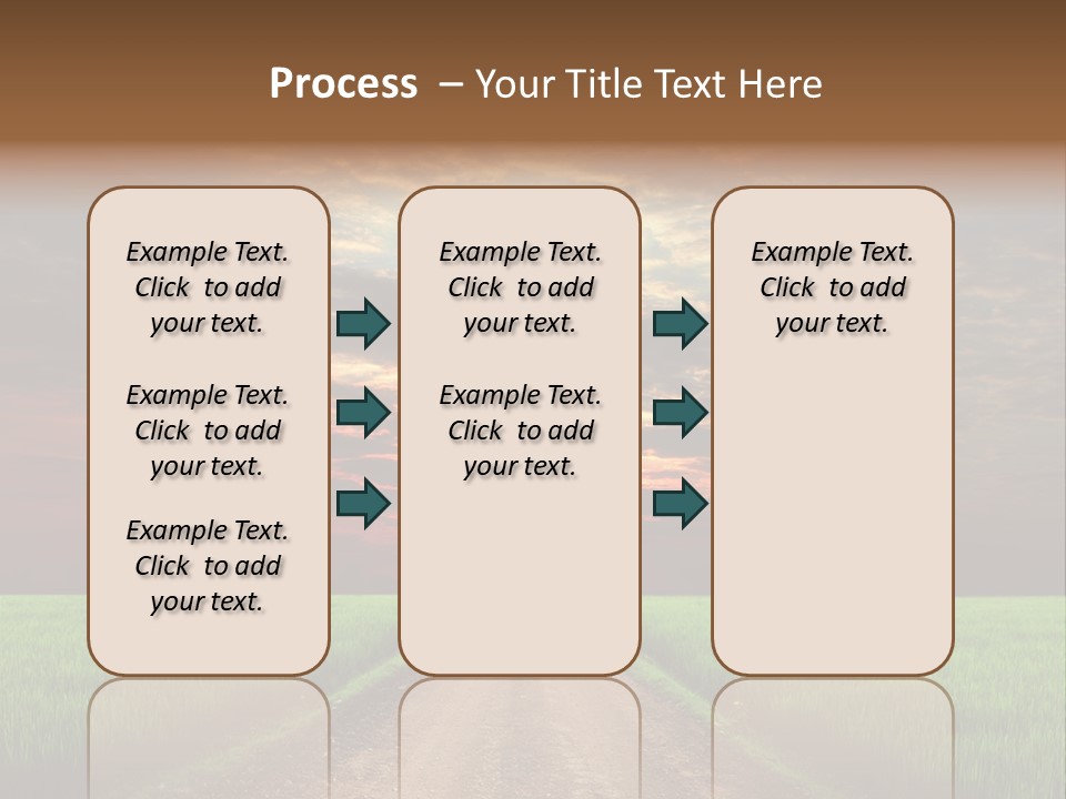 Path Field Forest PowerPoint Template