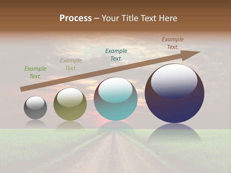 Path Field Forest PowerPoint Template