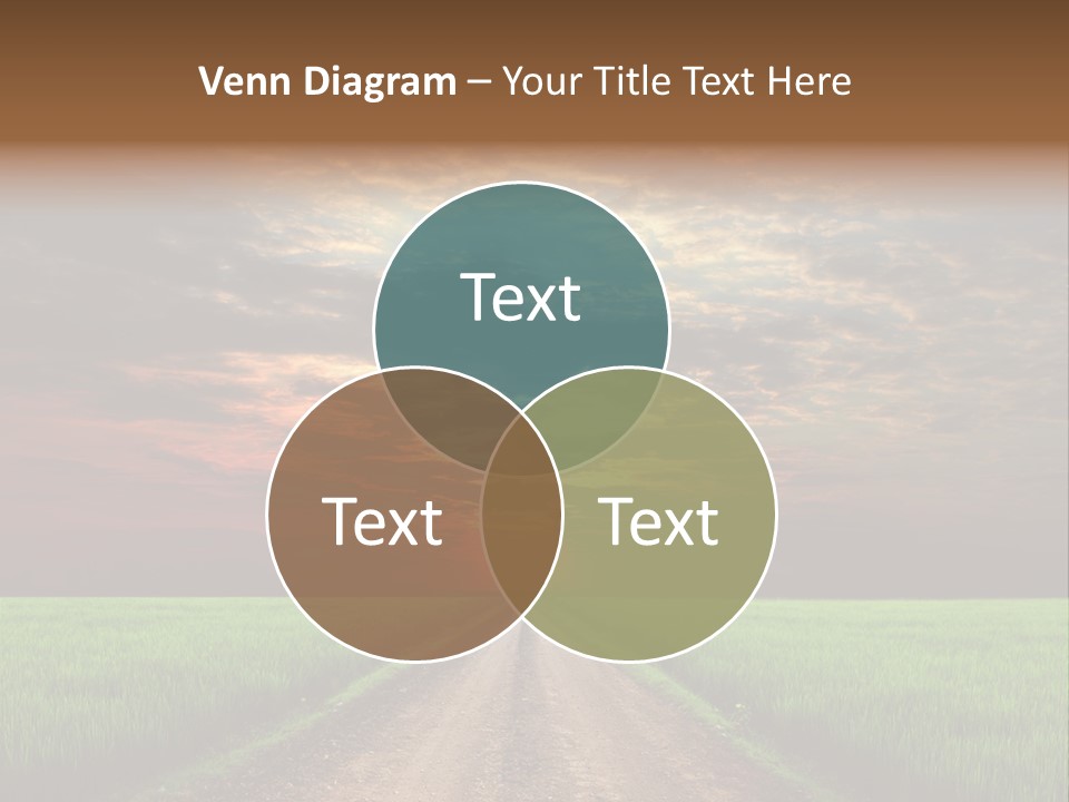 Path Field Forest PowerPoint Template