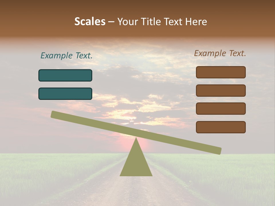 Path Field Forest PowerPoint Template
