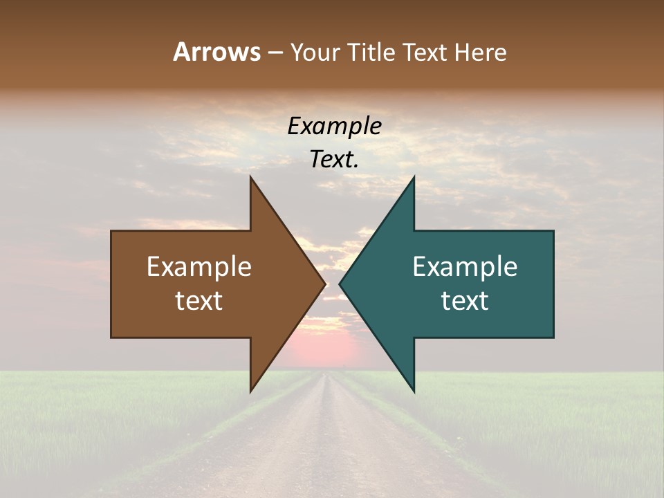 Path Field Forest PowerPoint Template