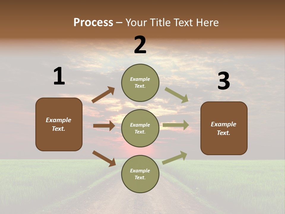 Path Field Forest PowerPoint Template