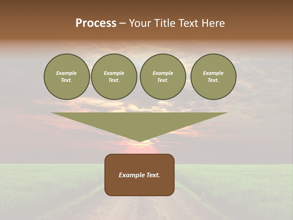 Path Field Forest PowerPoint Template