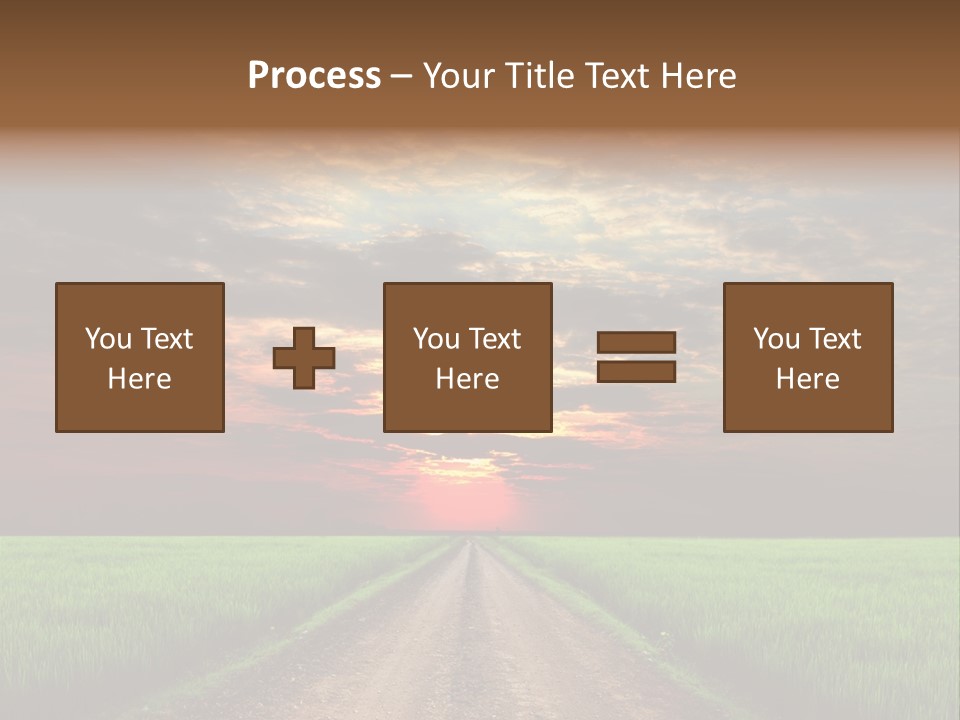 Path Field Forest PowerPoint Template