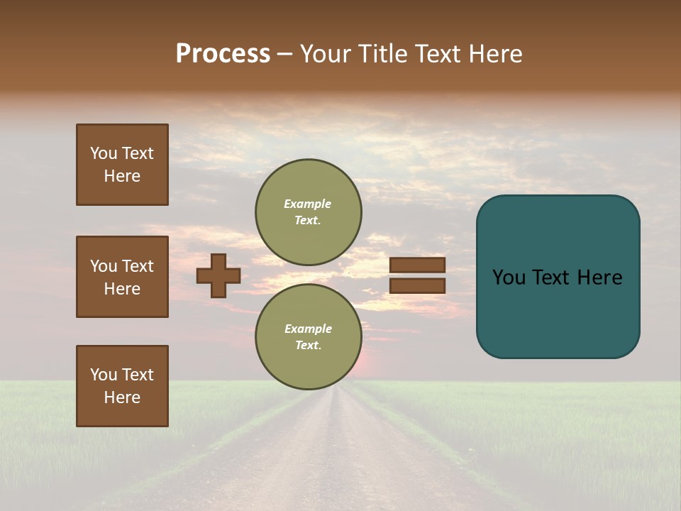 Path Field Forest PowerPoint Template