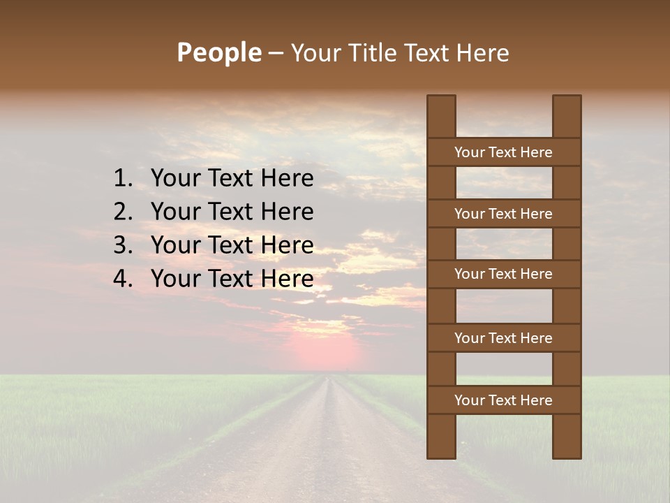 Path Field Forest PowerPoint Template