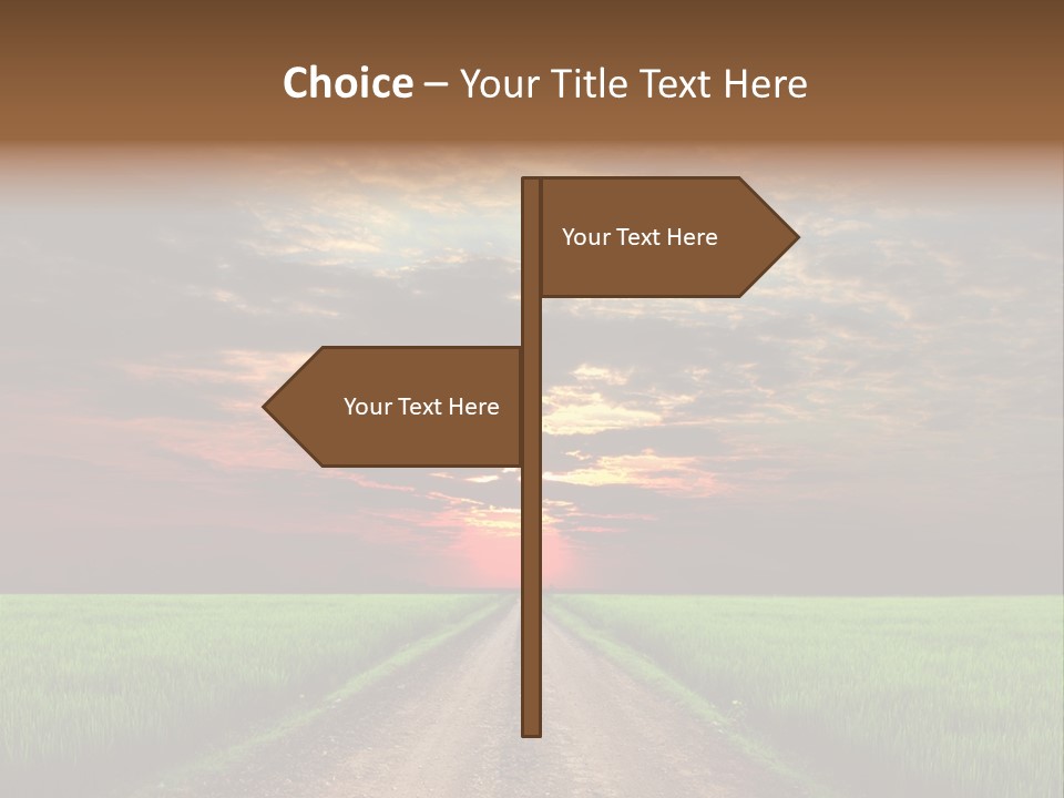 Path Field Forest PowerPoint Template