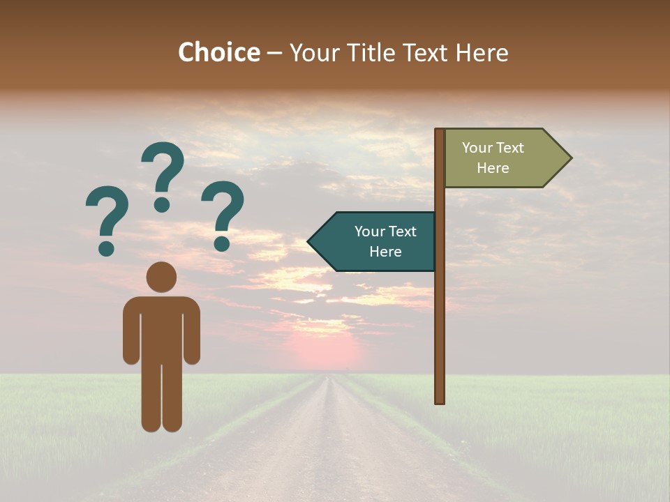 Path Field Forest PowerPoint Template