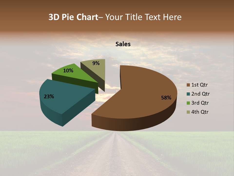Path Field Forest PowerPoint Template