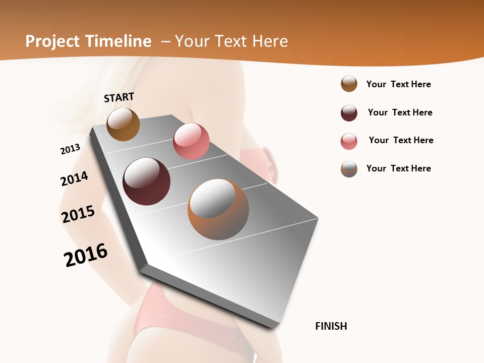 Hosiery Hat Topless PowerPoint Template