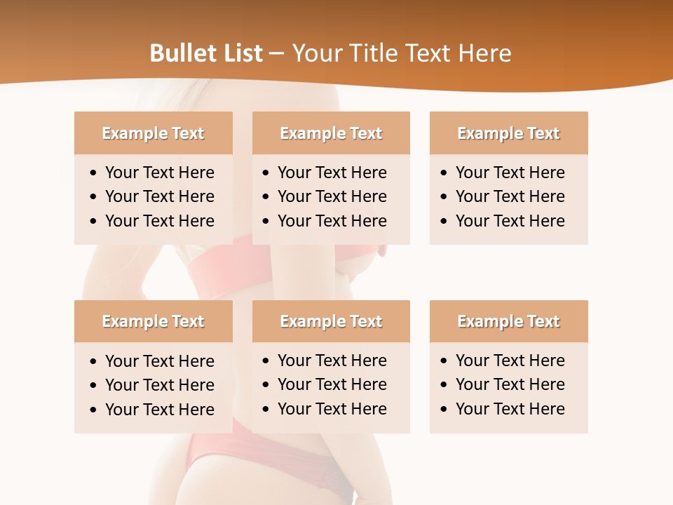 Hosiery Hat Topless PowerPoint Template