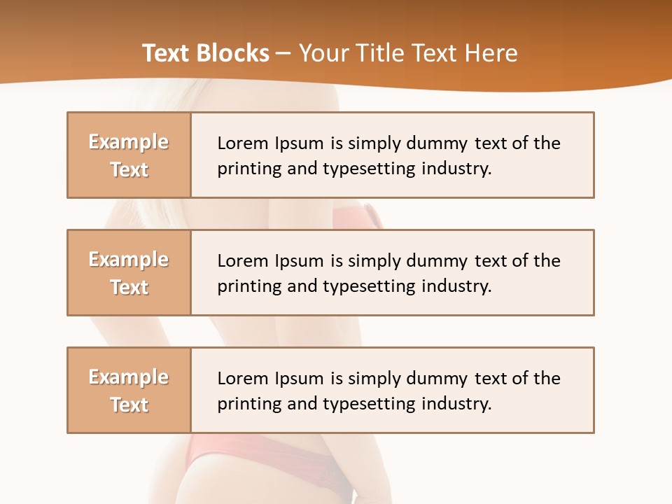 Hosiery Hat Topless PowerPoint Template