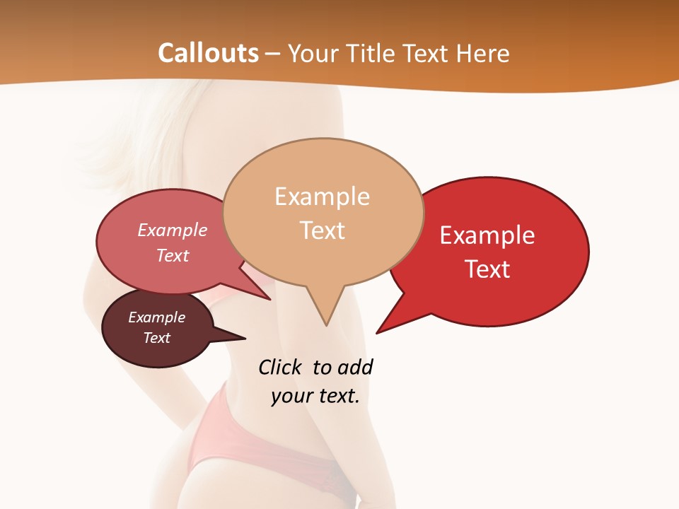 Hosiery Hat Topless PowerPoint Template