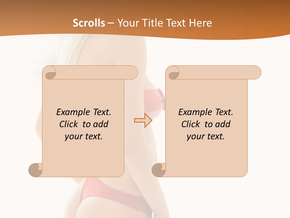 Hosiery Hat Topless PowerPoint Template
