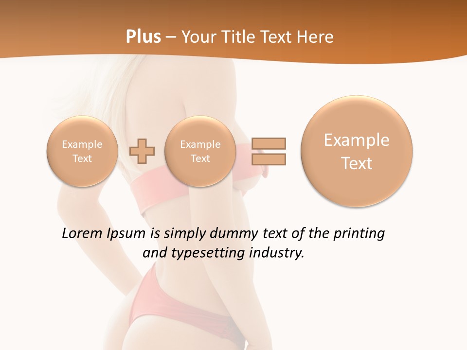 Hosiery Hat Topless PowerPoint Template