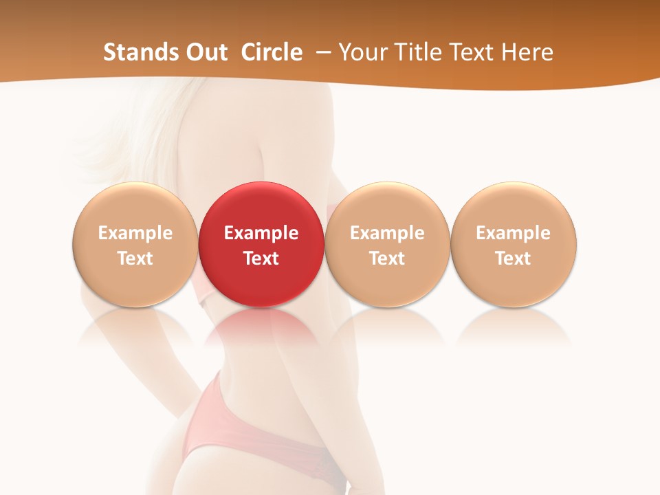 Hosiery Hat Topless PowerPoint Template
