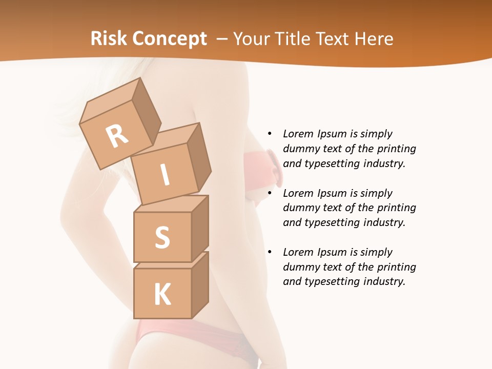 Hosiery Hat Topless PowerPoint Template