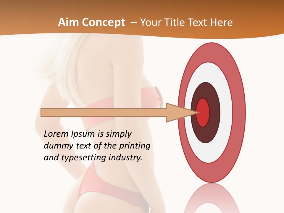 Hosiery Hat Topless PowerPoint Template