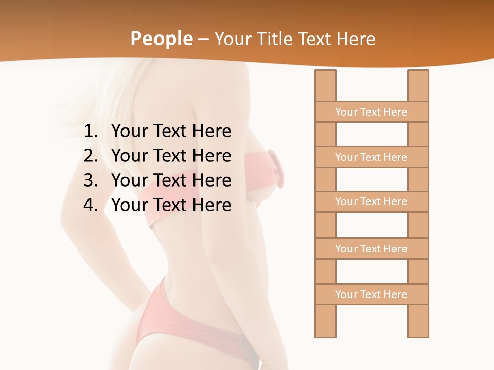 Hosiery Hat Topless PowerPoint Template