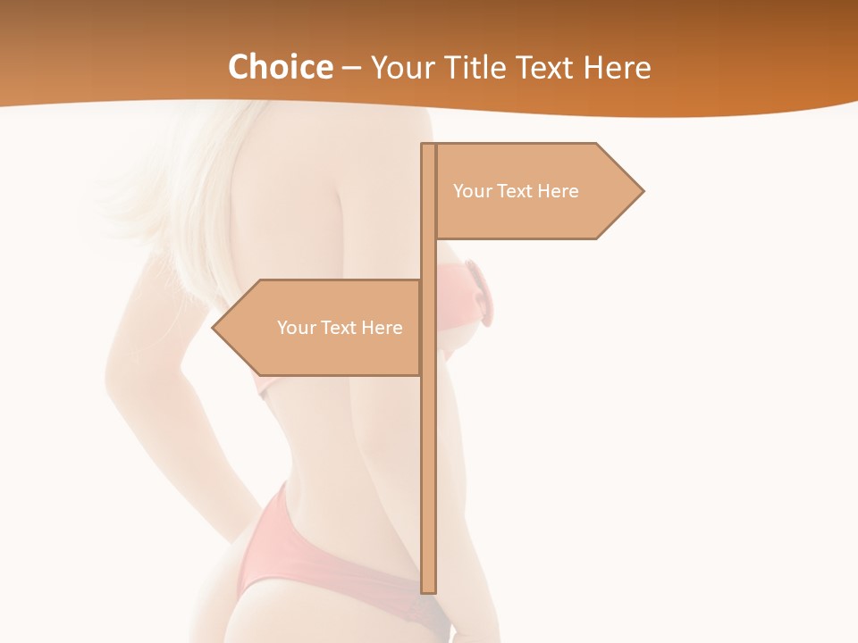 Hosiery Hat Topless PowerPoint Template