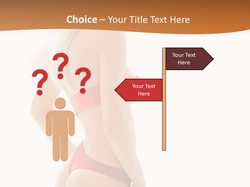 Hosiery Hat Topless PowerPoint Template