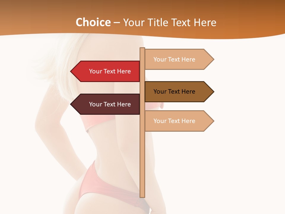 Hosiery Hat Topless PowerPoint Template