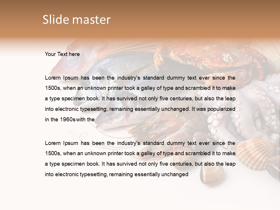 Market Moronidae Shell PowerPoint Template