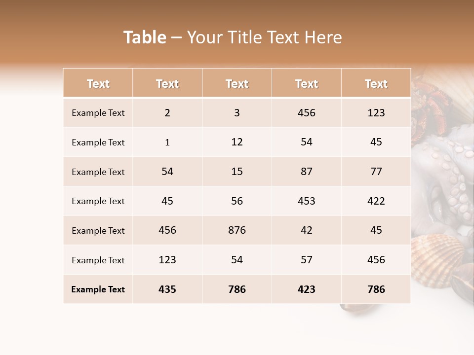 Market Moronidae Shell PowerPoint Template