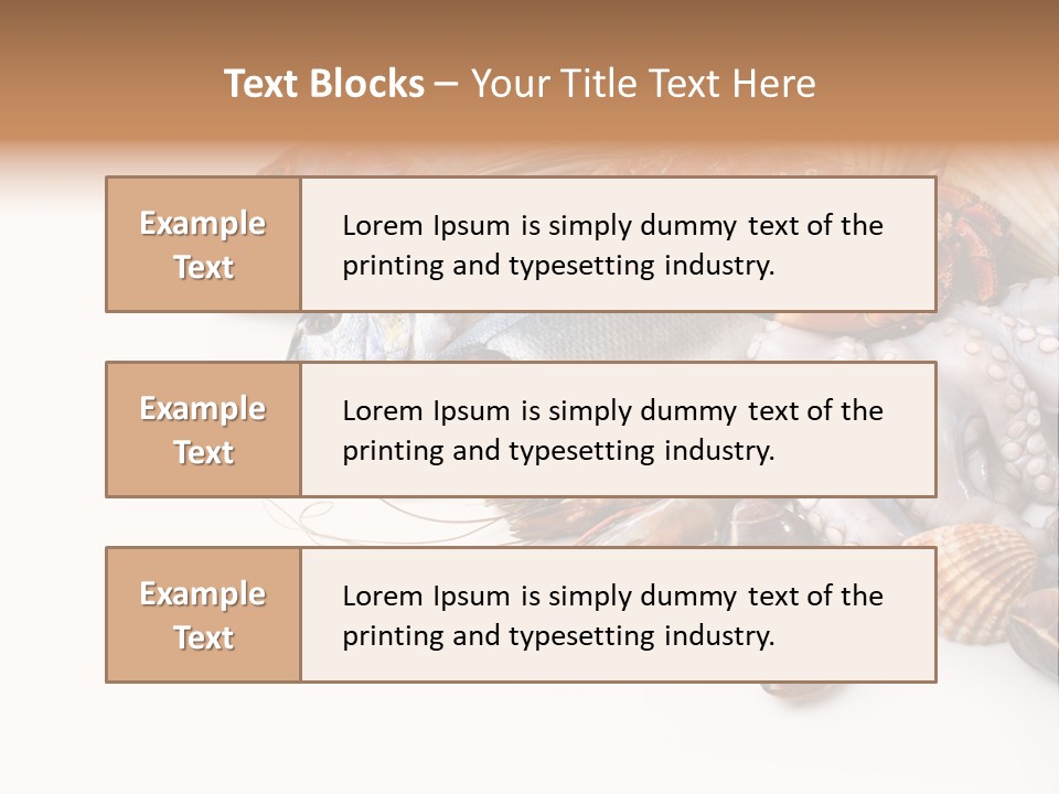Market Moronidae Shell PowerPoint Template