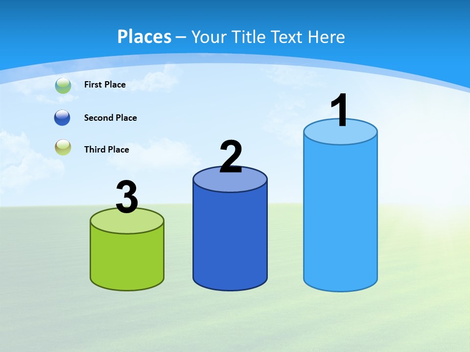 Rural Environment Pasture PowerPoint Template
