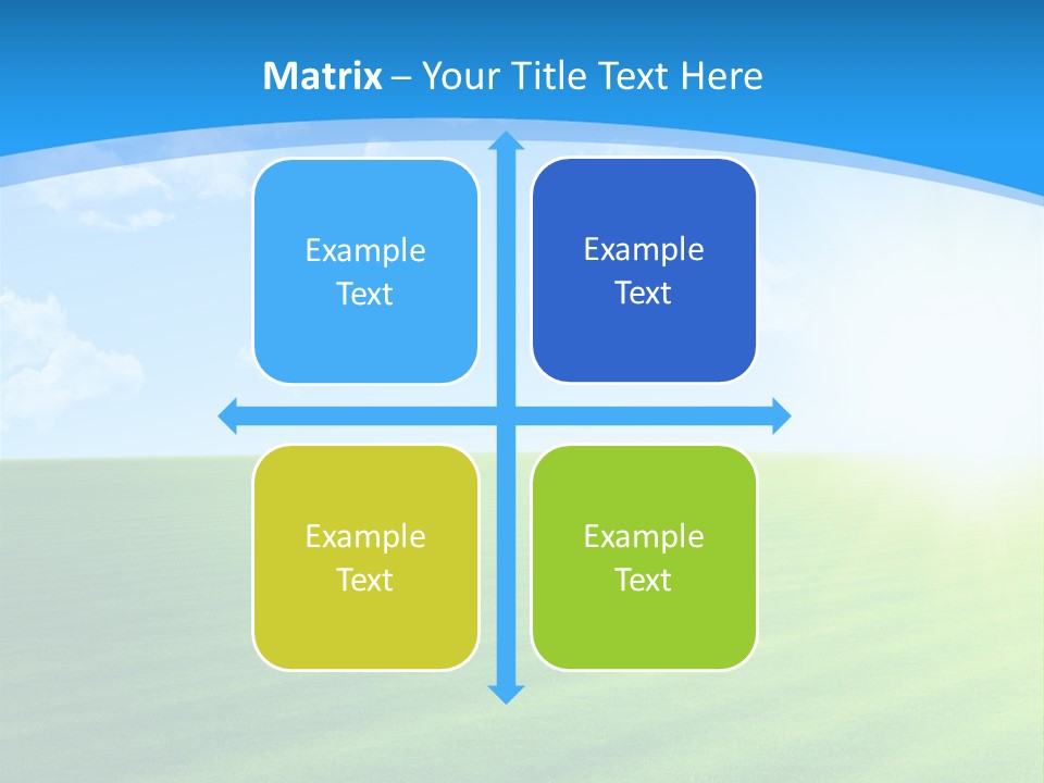 Rural Environment Pasture PowerPoint Template