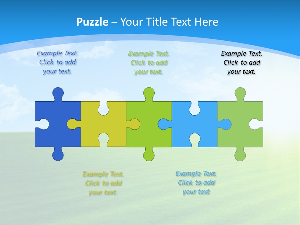 Rural Environment Pasture PowerPoint Template