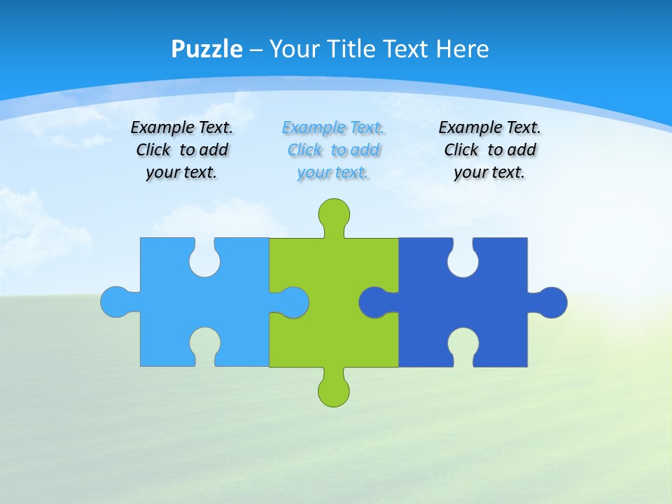 Rural Environment Pasture PowerPoint Template
