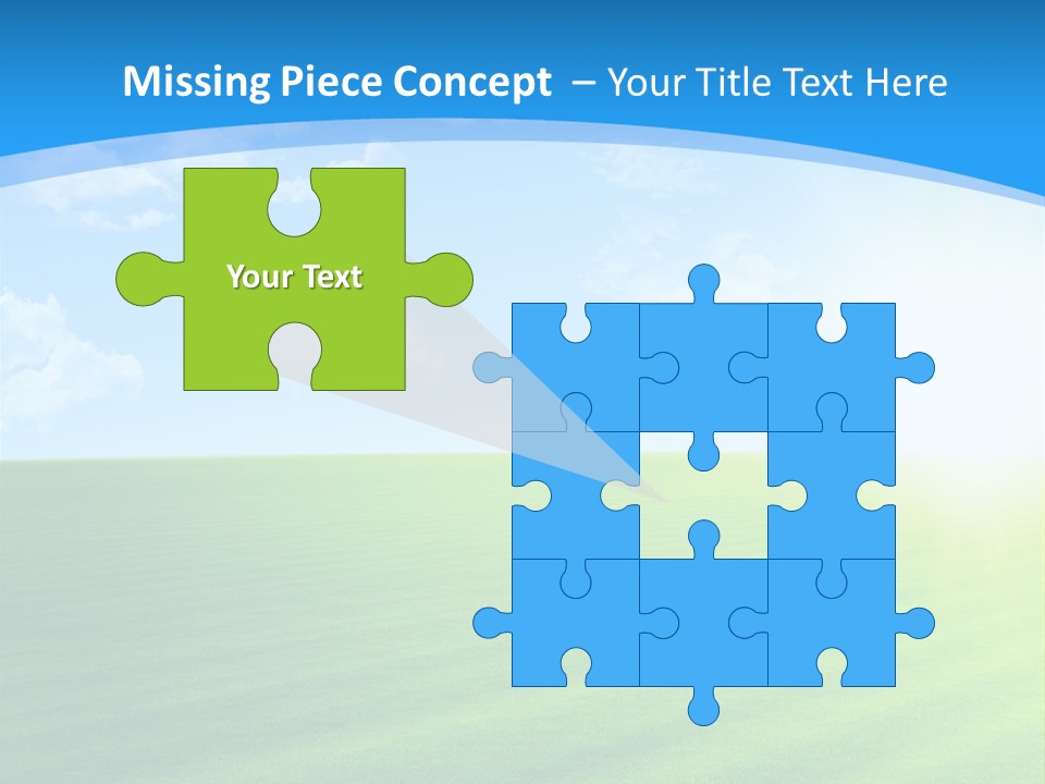 Rural Environment Pasture PowerPoint Template