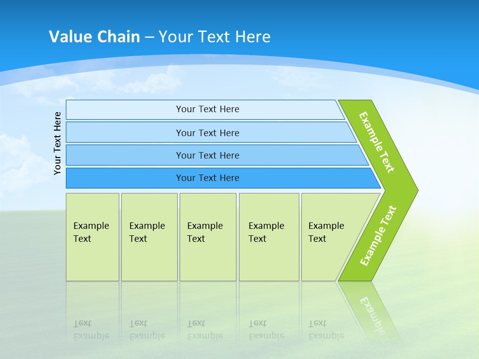 Rural Environment Pasture PowerPoint Template