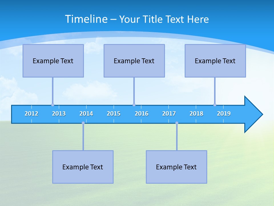 Rural Environment Pasture PowerPoint Template