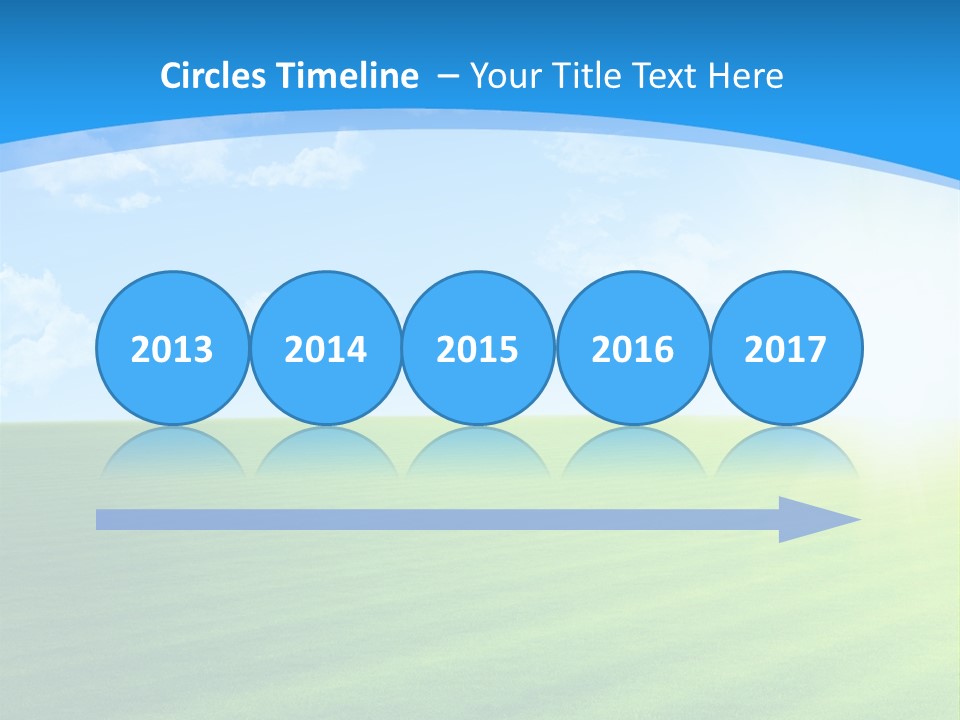 Rural Environment Pasture PowerPoint Template