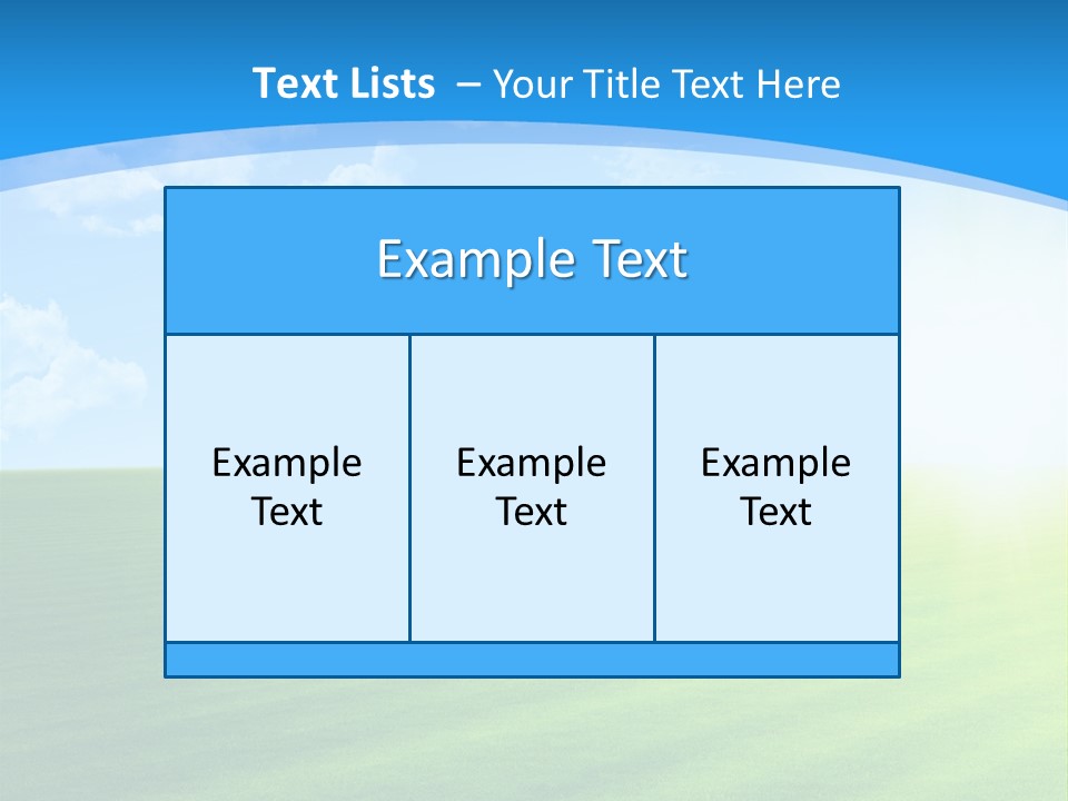 Rural Environment Pasture PowerPoint Template