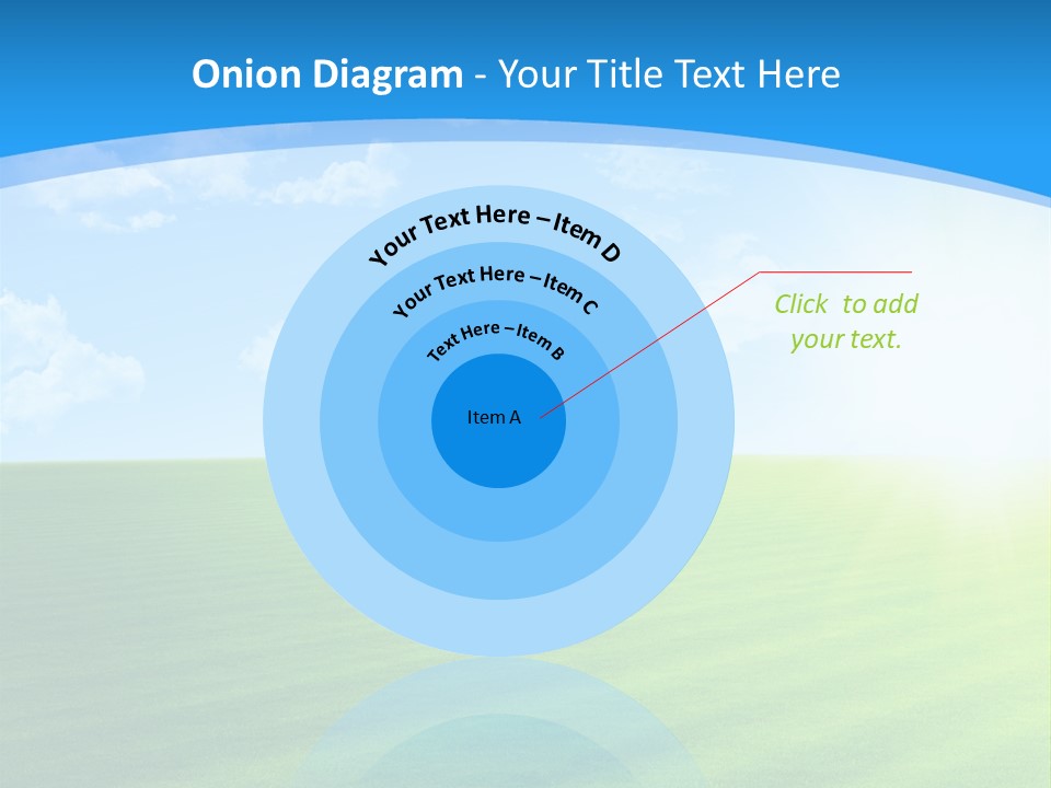 Rural Environment Pasture PowerPoint Template